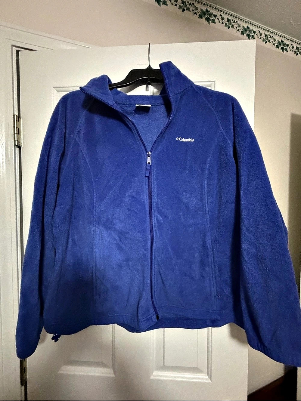 Columbia Women's Benton Springs Full-Zip Fleece Jacket Blue Medium